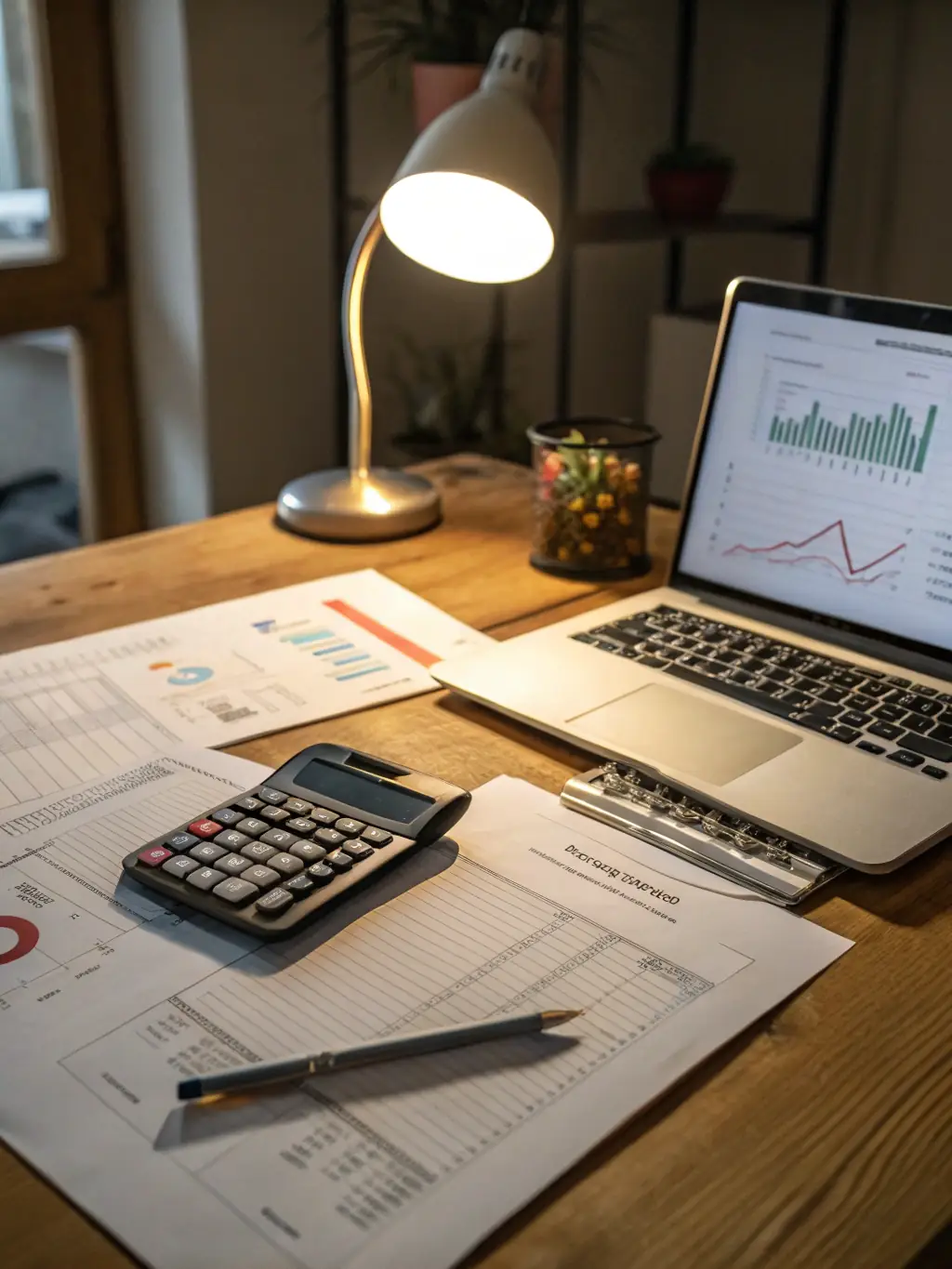 A person reviewing financial documents with a satisfied expression, indicating the potential savings and improved financial situation achieved through refinancing with Irongate Lending.